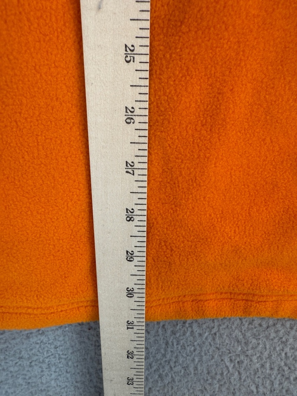 Columbia PFG Mens 2XL Orange Fleece  full zip Vest with Black Trim Fishing - Picture 6 of 9
